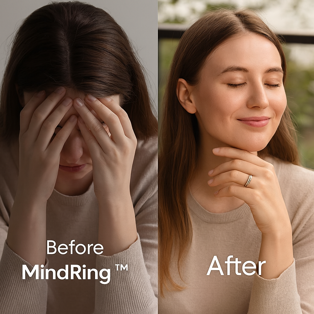MindRing™ SERENYX™ — Spin Away Stress. Find Instant Calm.